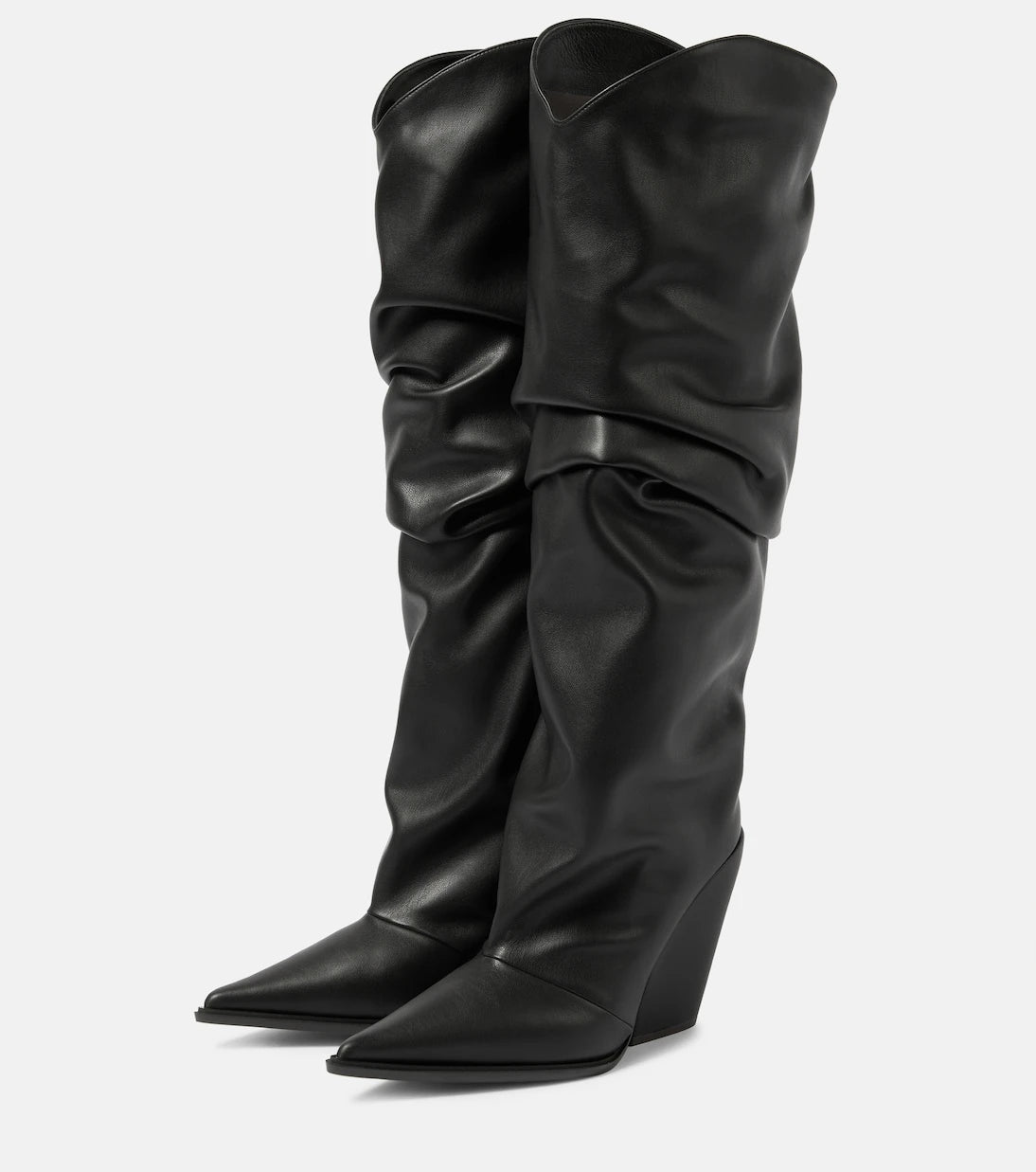 Alexandre Vauthier - Faux leather knee-high boots