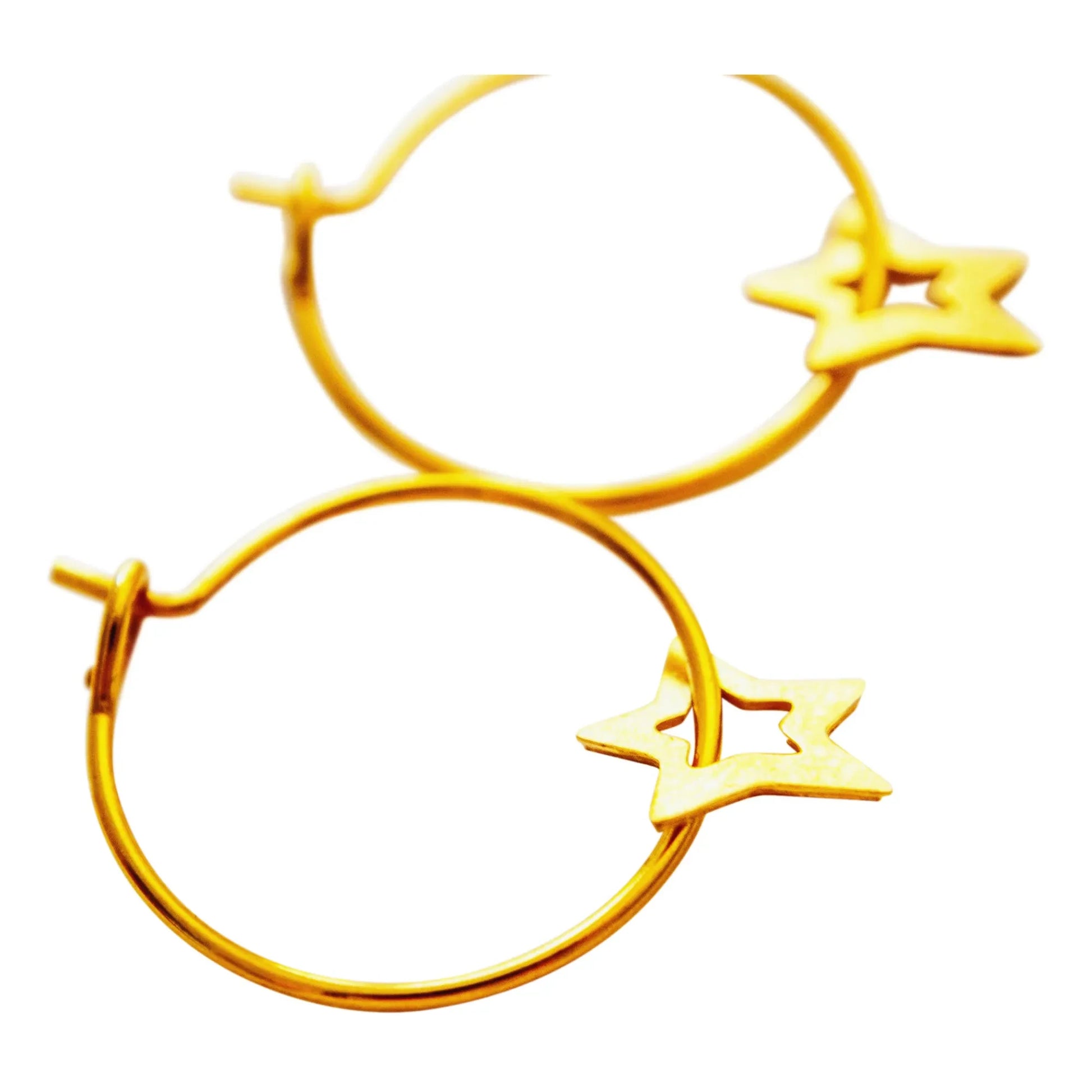 Adorabili - Small Star Hoops x Smallable | Gold
