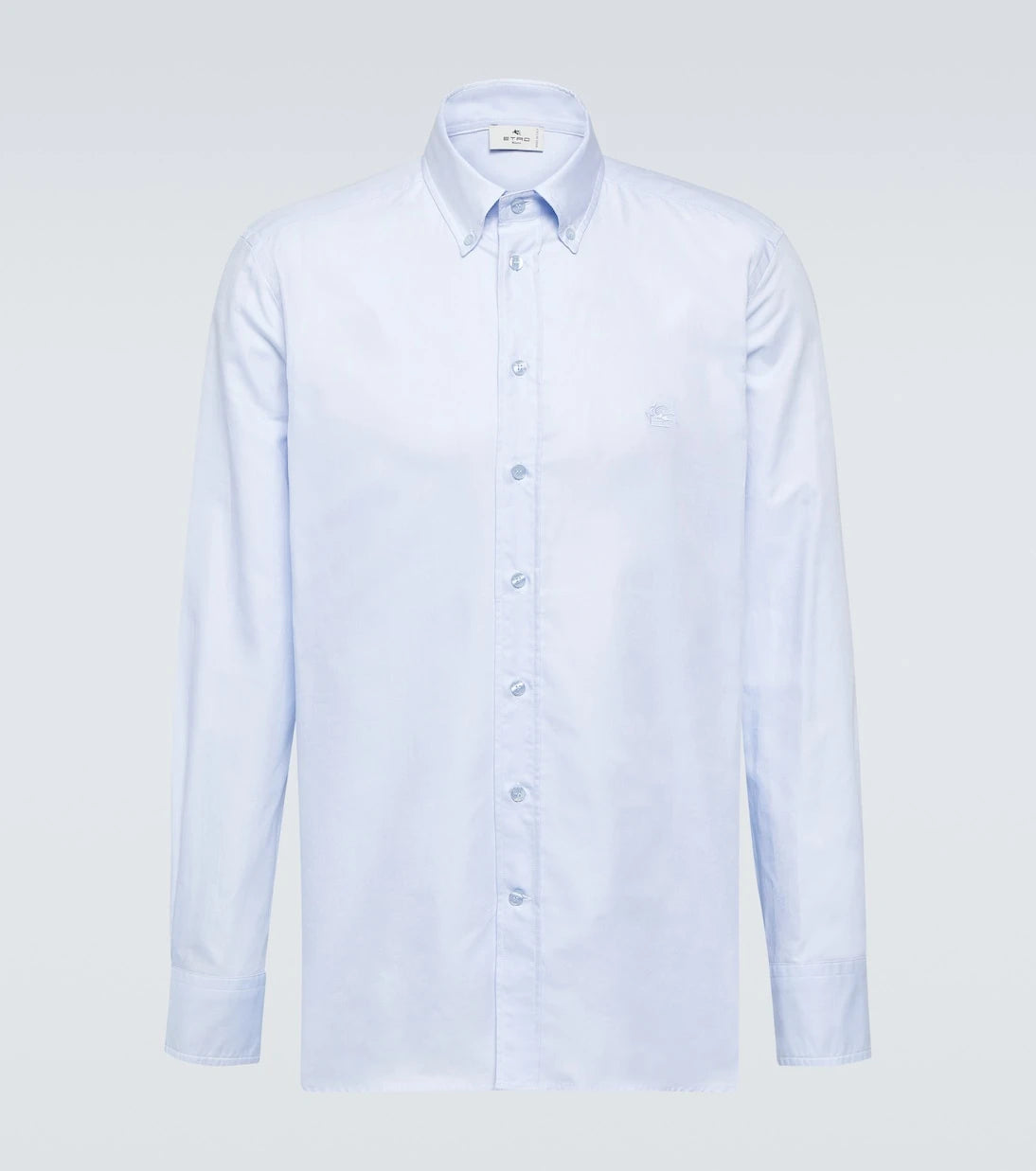 Etro - Logo cotton Oxford shirt