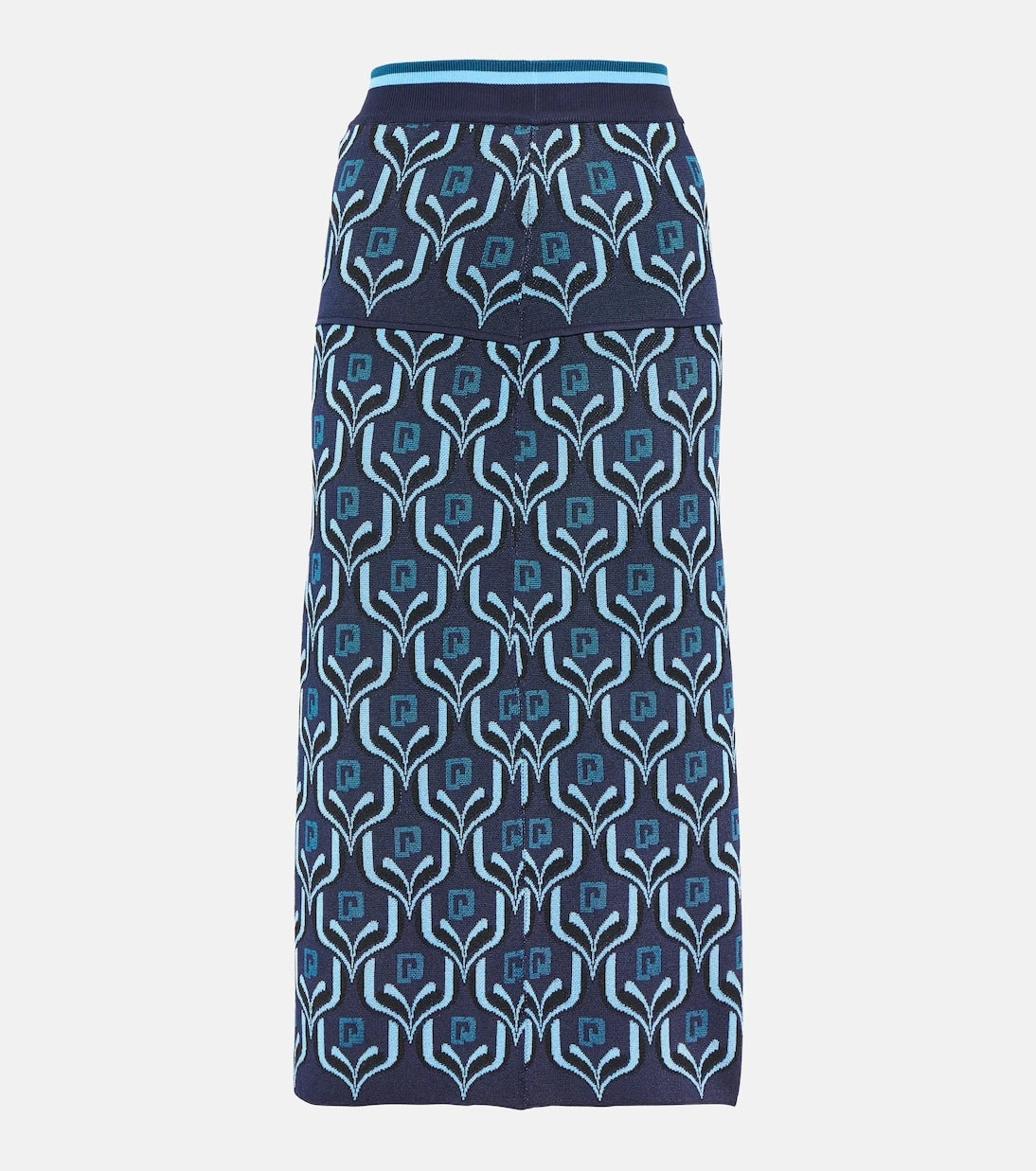 Rabanne - Jacquard maxi skirt