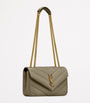 Saint Laurent Green Small Loulou Shoulder Bag