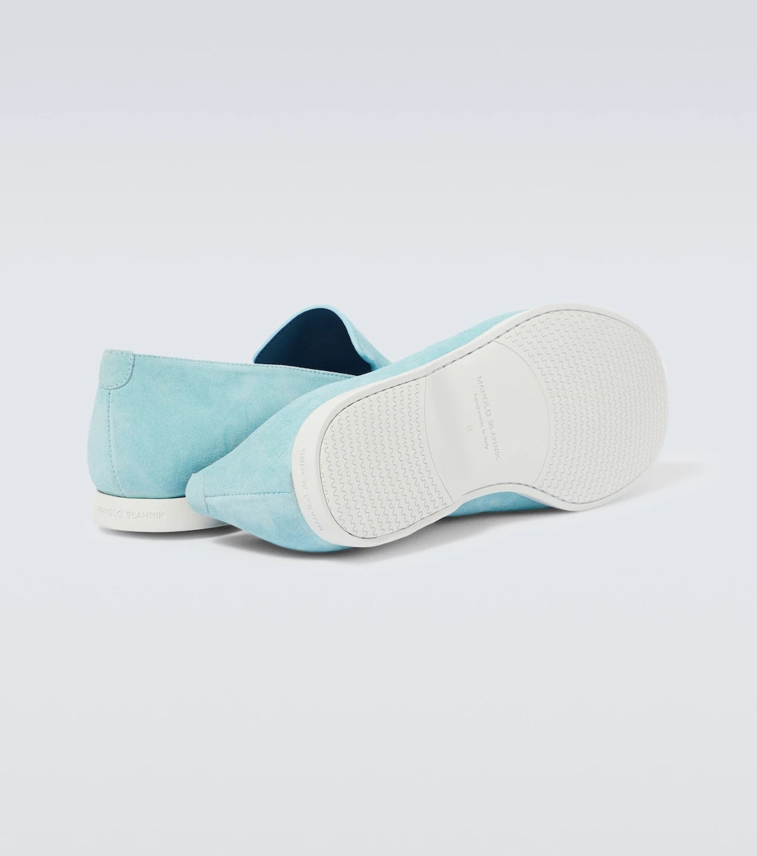 Manolo Blahnik - Monaco suede loafers