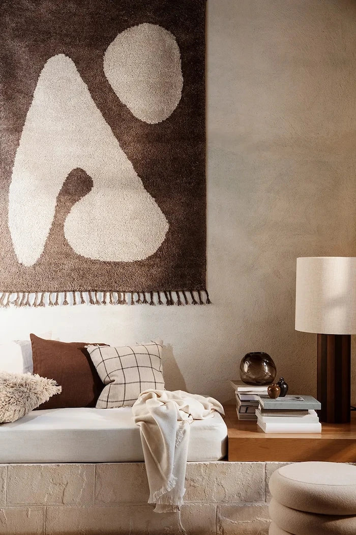 Вълнен килим ferm LIVING Abstract Rug 80 x 120 cm