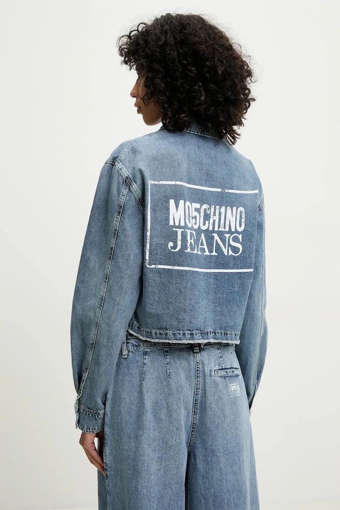 Памучна риза Moschino Jeans