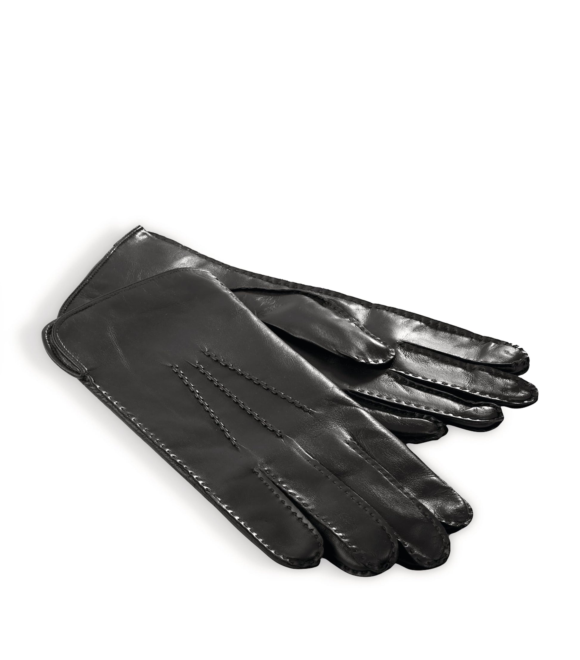 Aspinal Of London Men's Cashmere-Wool-Lined Leather Gloves