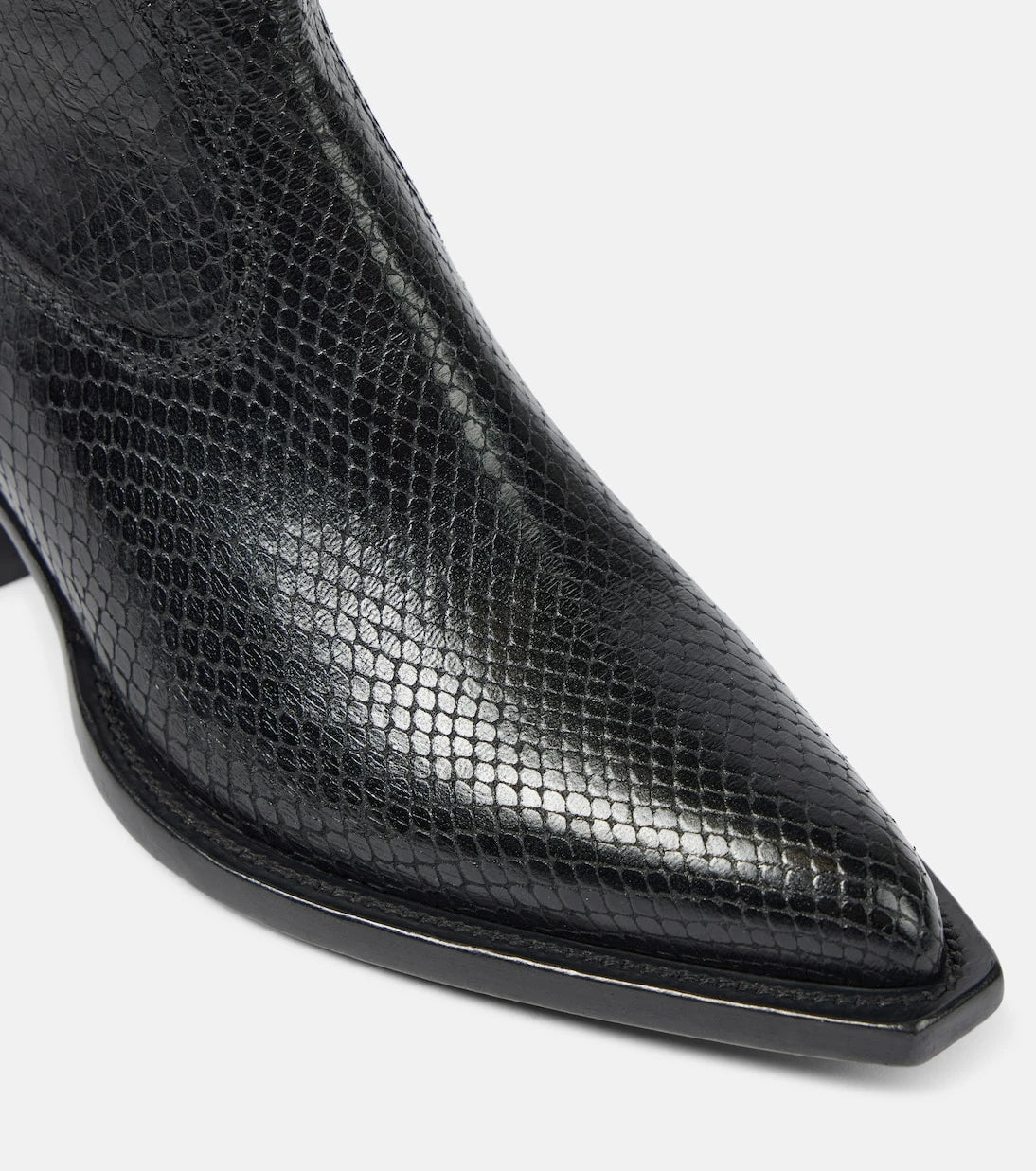 Golden Goose - Debbie snake-effect leather ankle boots
