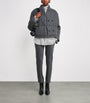 Le Kasha Grey Cashmere Linz Puffer Jacket