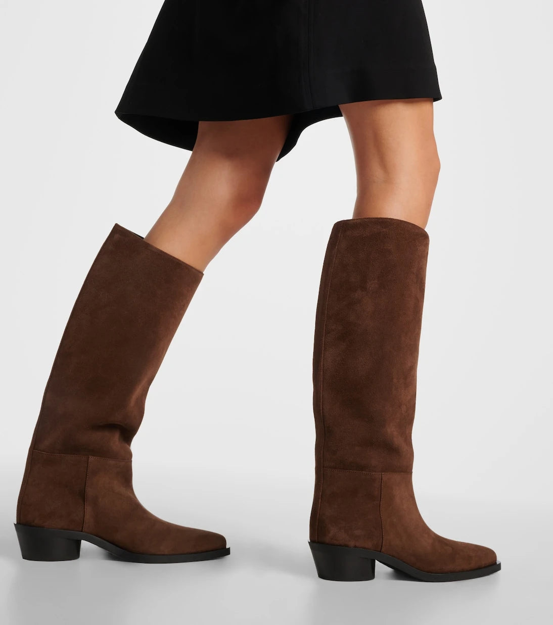 Proenza Schouler - Bronco suede knee-high boots