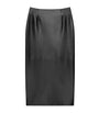 Givenchy Black Lambskin Pencil Skirt