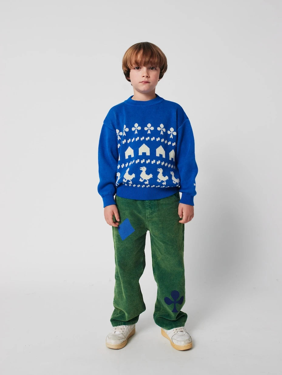 Bobo Choses - Farm cotton jacquard sweater