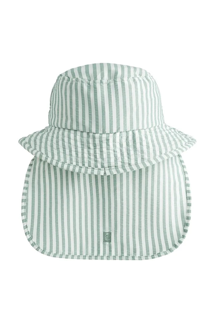 Liewood шапка с козирка за деца Damona Seersucker Sun Hat