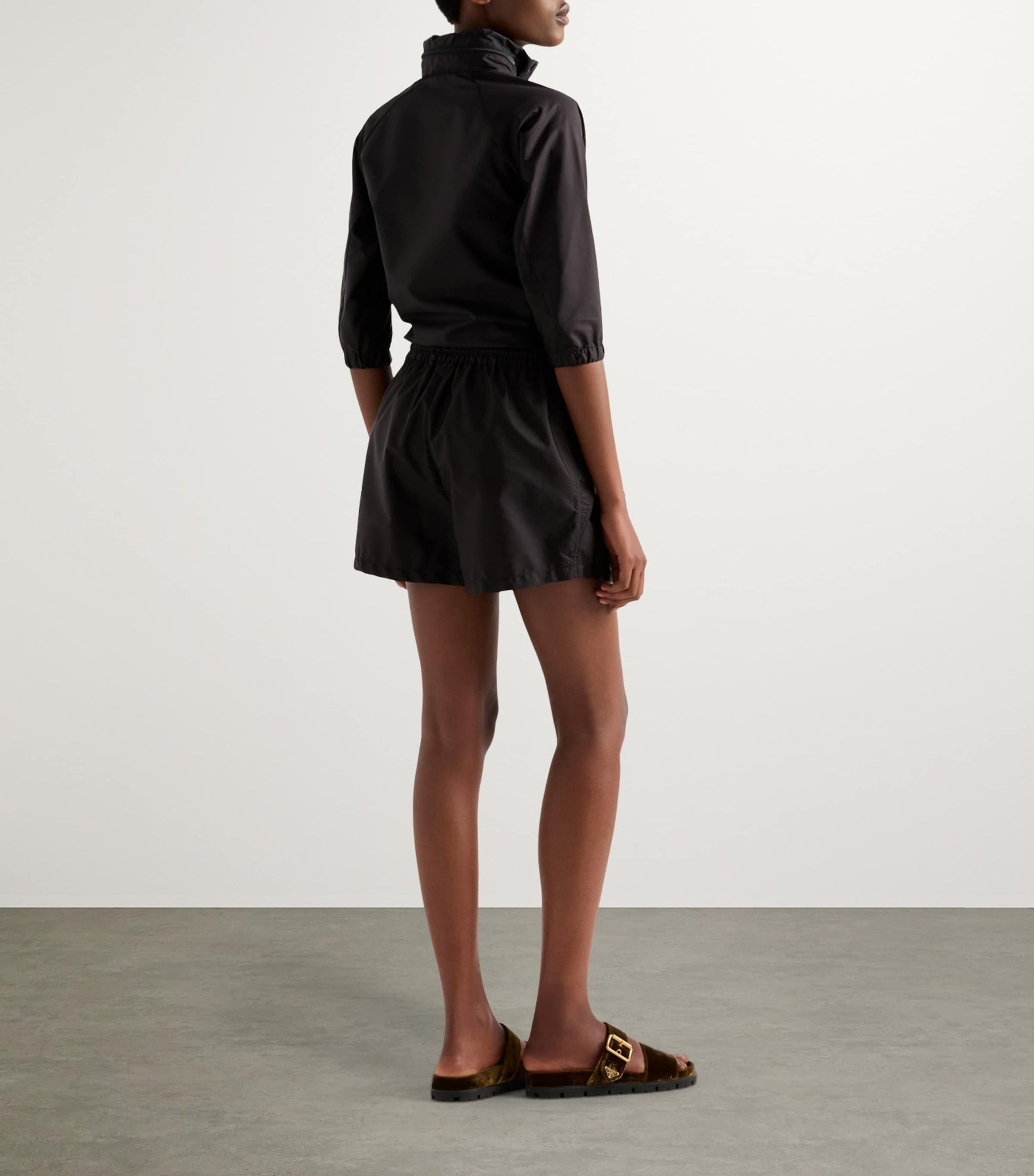 Prada Black Re-Nylon Shorts