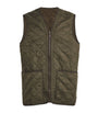Barbour Green Quilted Zip-In Liner Gilet