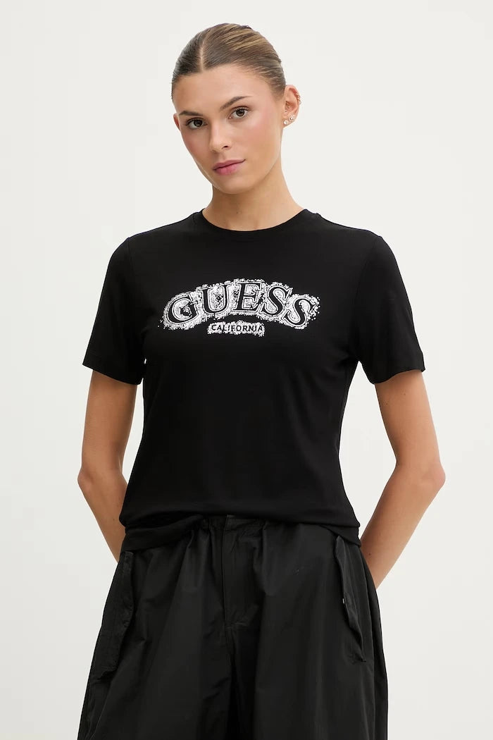 Guess тениска женска с вискоза LEONA