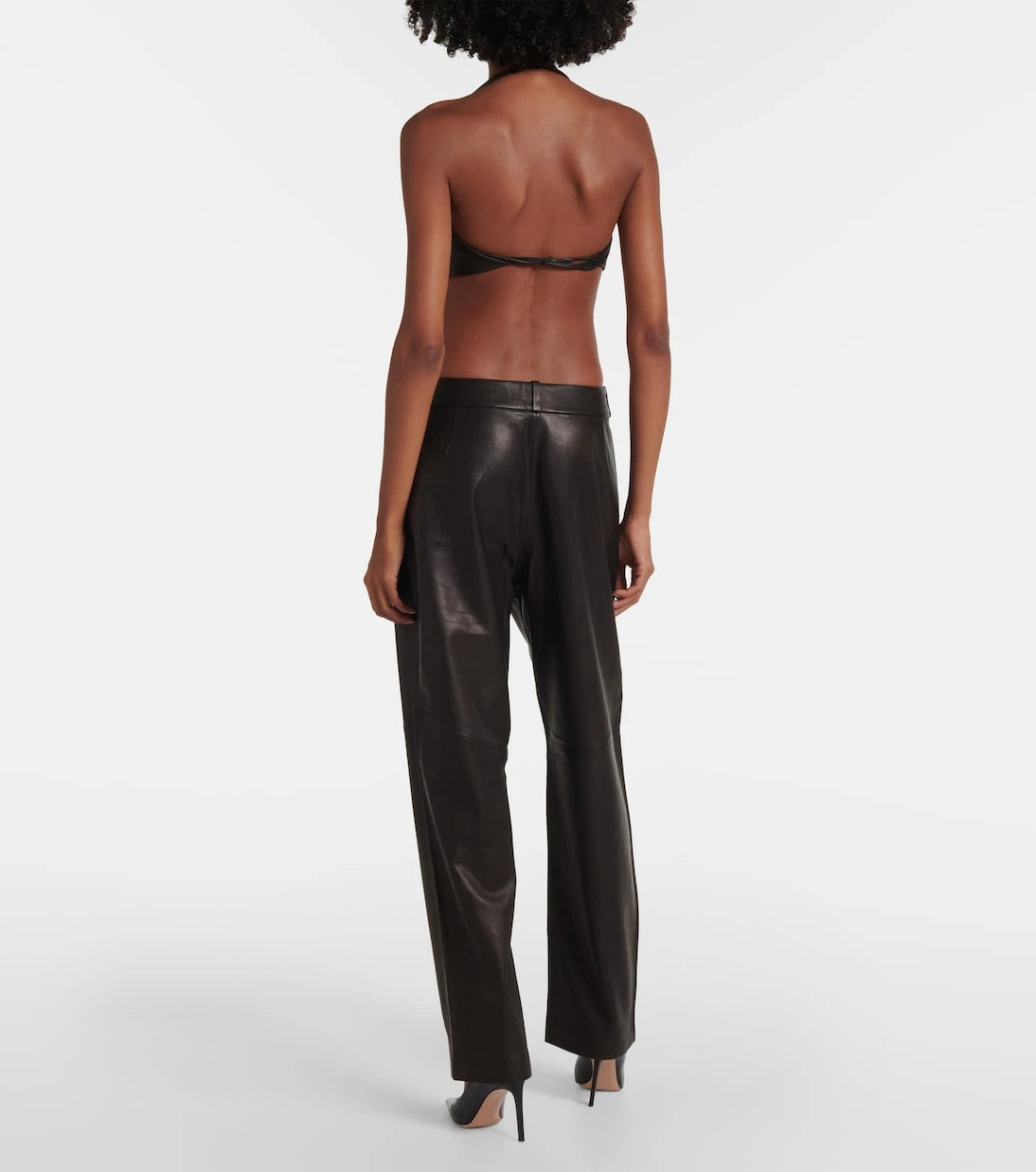 The Sei - Leather straight pants