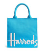Small Cotton Logo Tote Bag BRIGHT BLUE