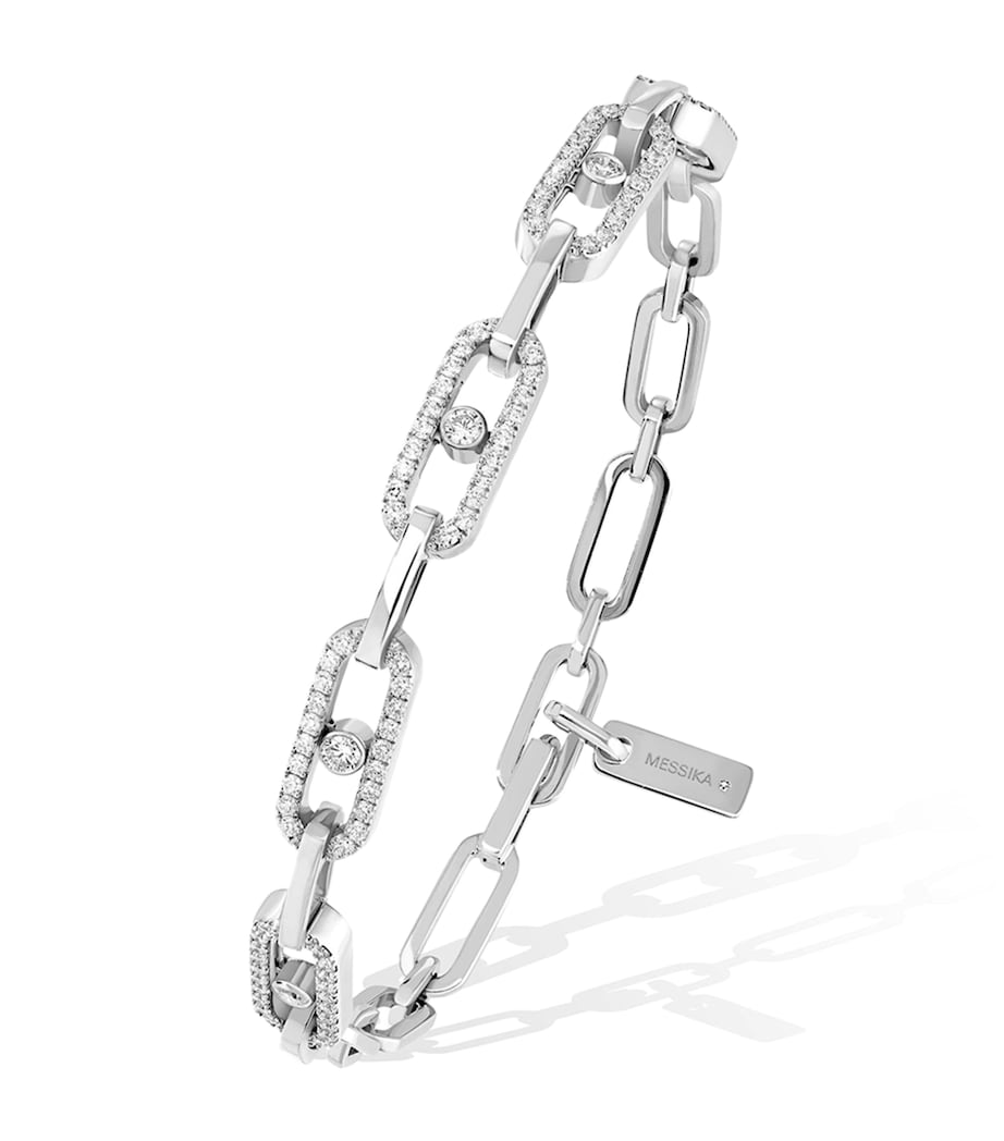Messika White Gold and Diamond Move Link Multi Bracelet
