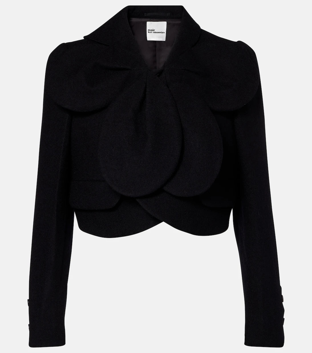 Noir Kei Ninomiya - Cropped wool jacket