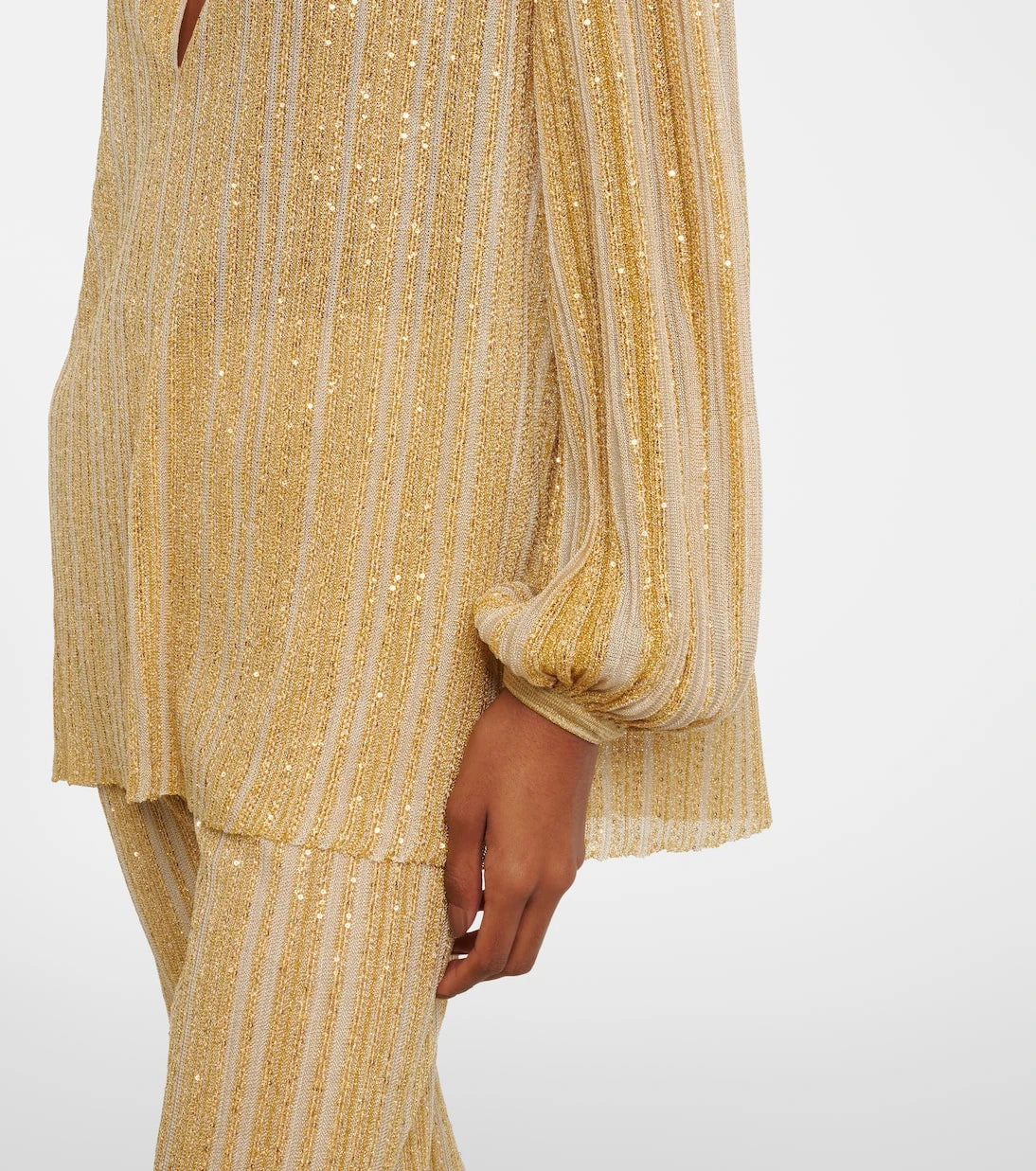 Missoni - Cutout lamé blouse