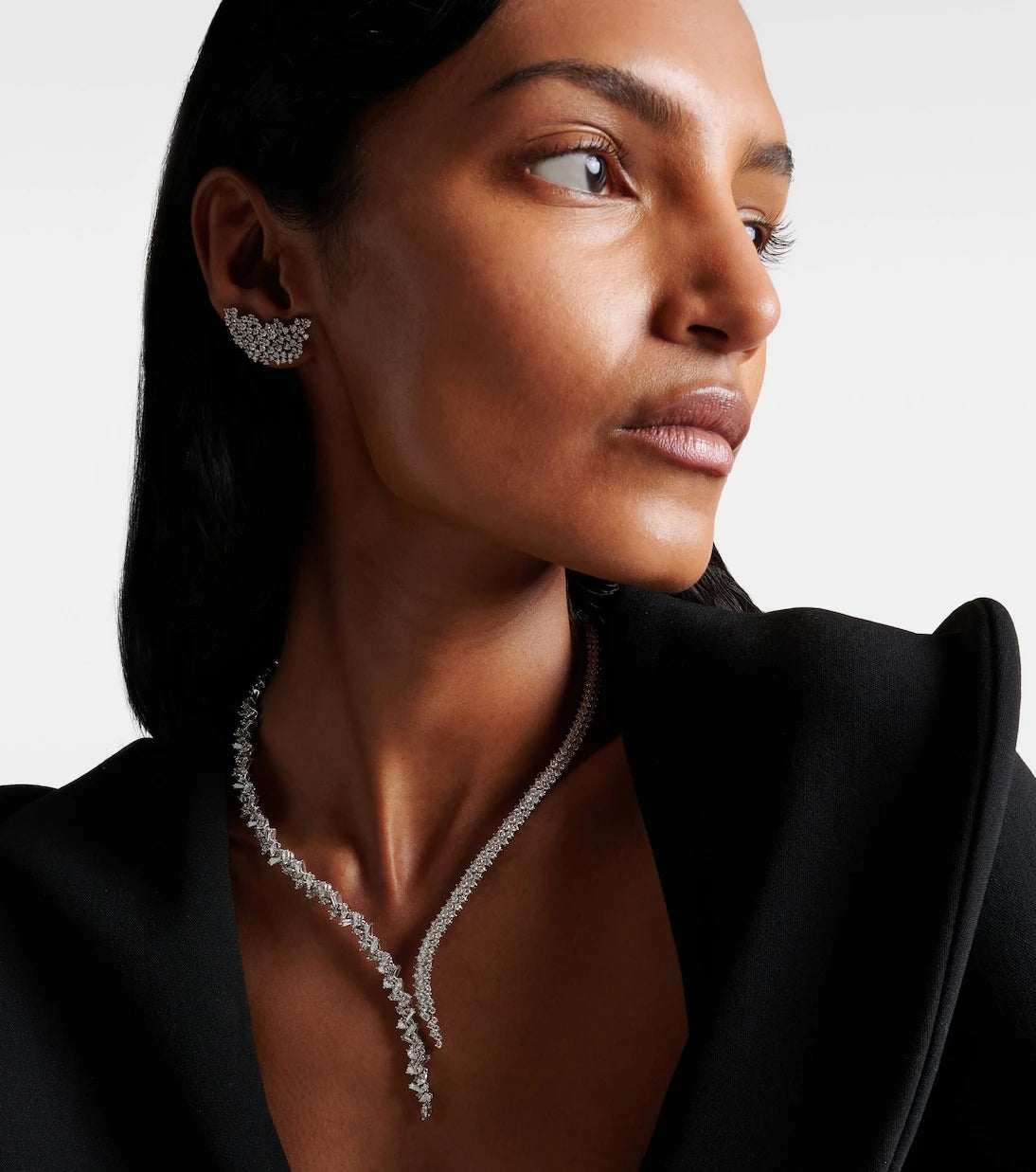 Yeprem - 18kt white gold necklace with diamonds