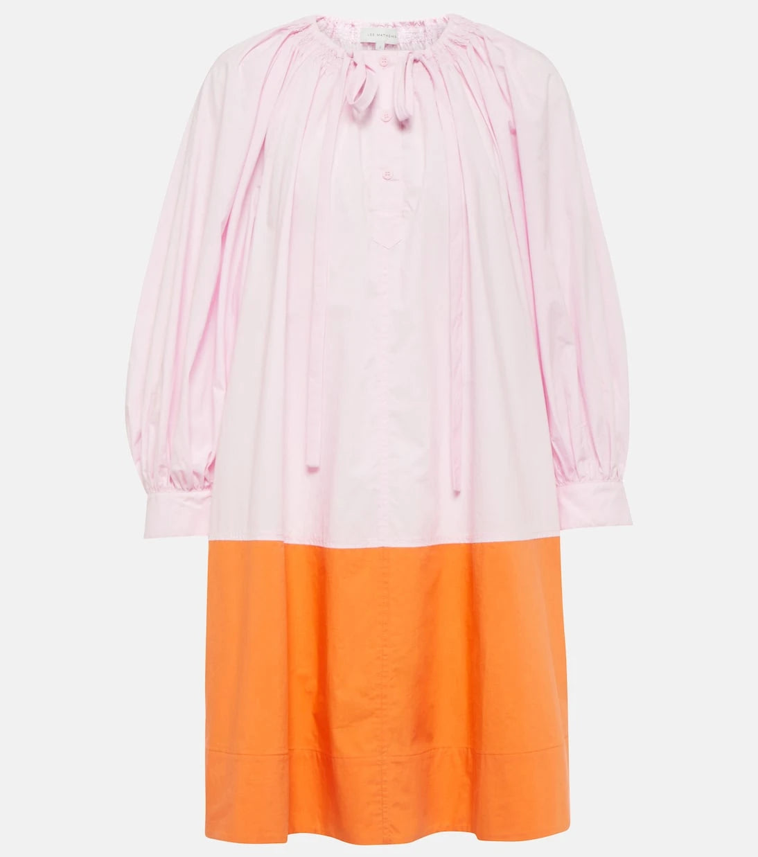 Lee Mathews - Casey cotton poplin minidress