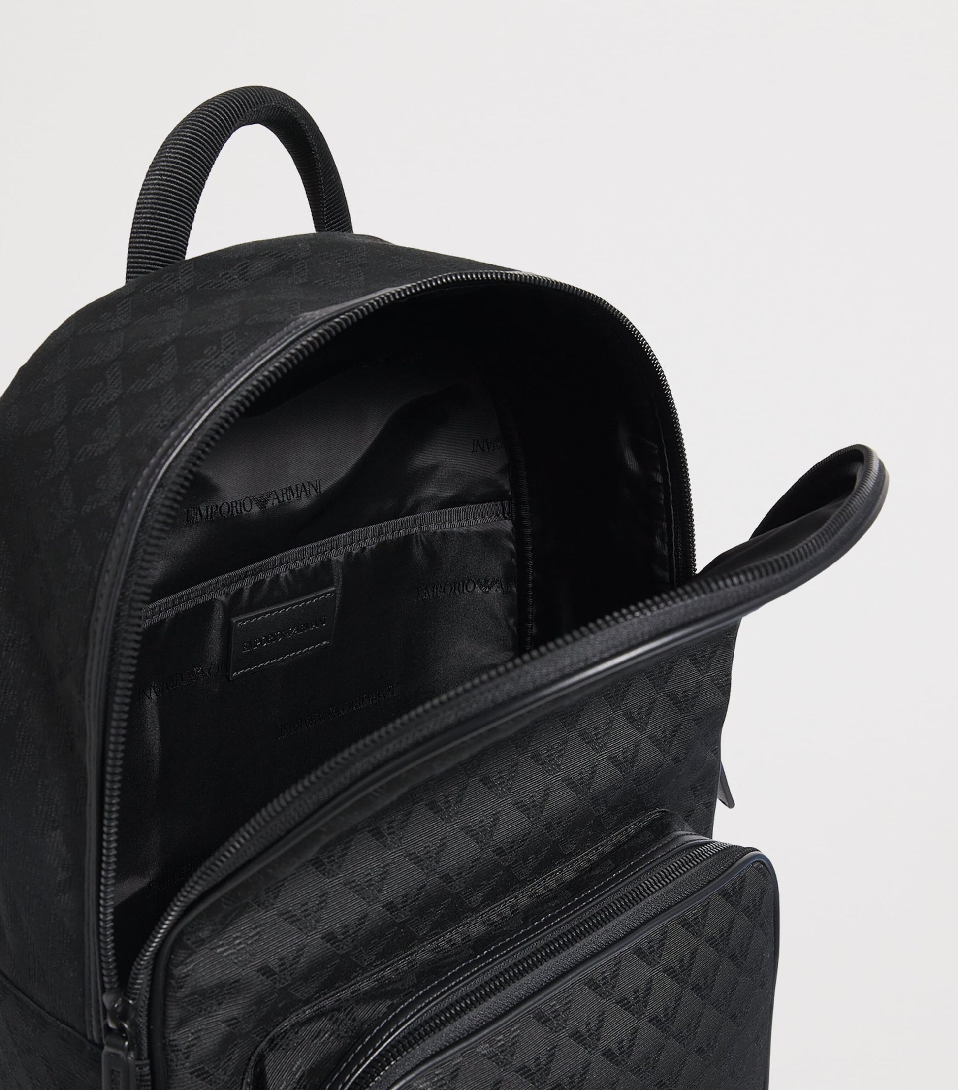 Emporio Armani Jacquard Logo Backpack