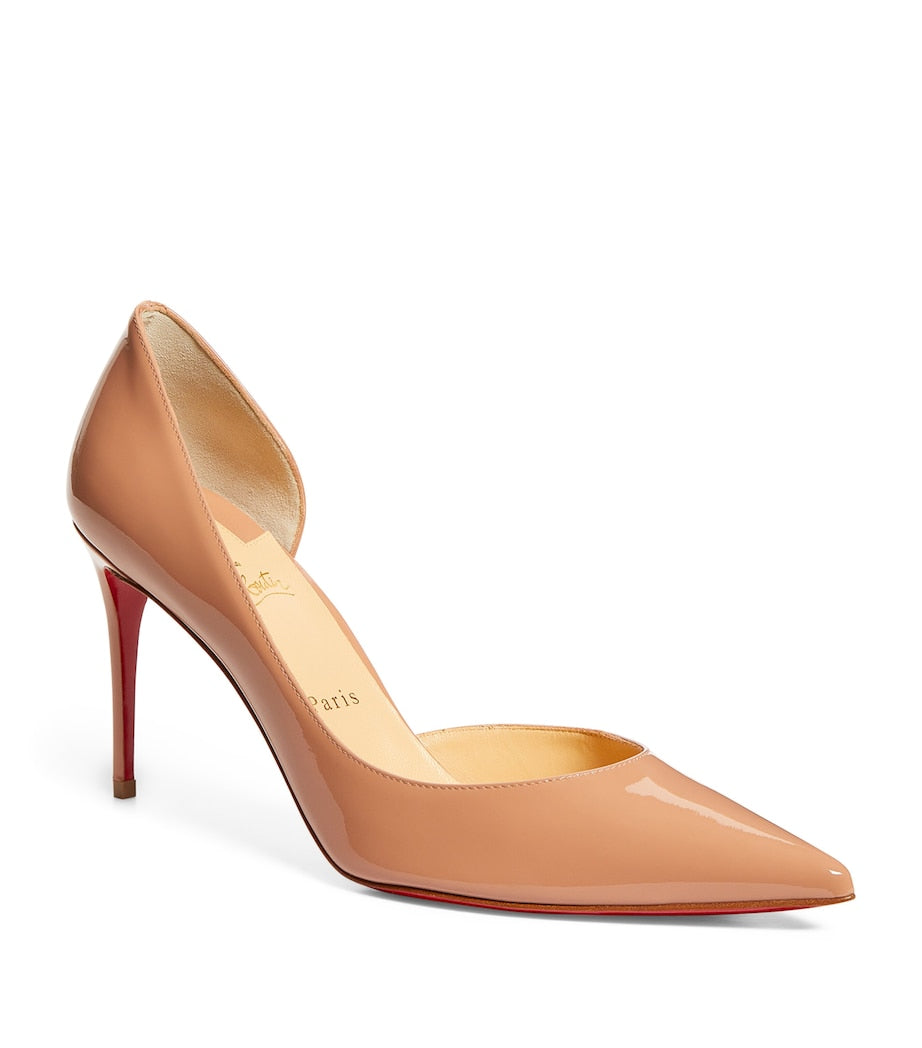 Christian Louboutin Nude Iriza Patent Leather Pumps 85