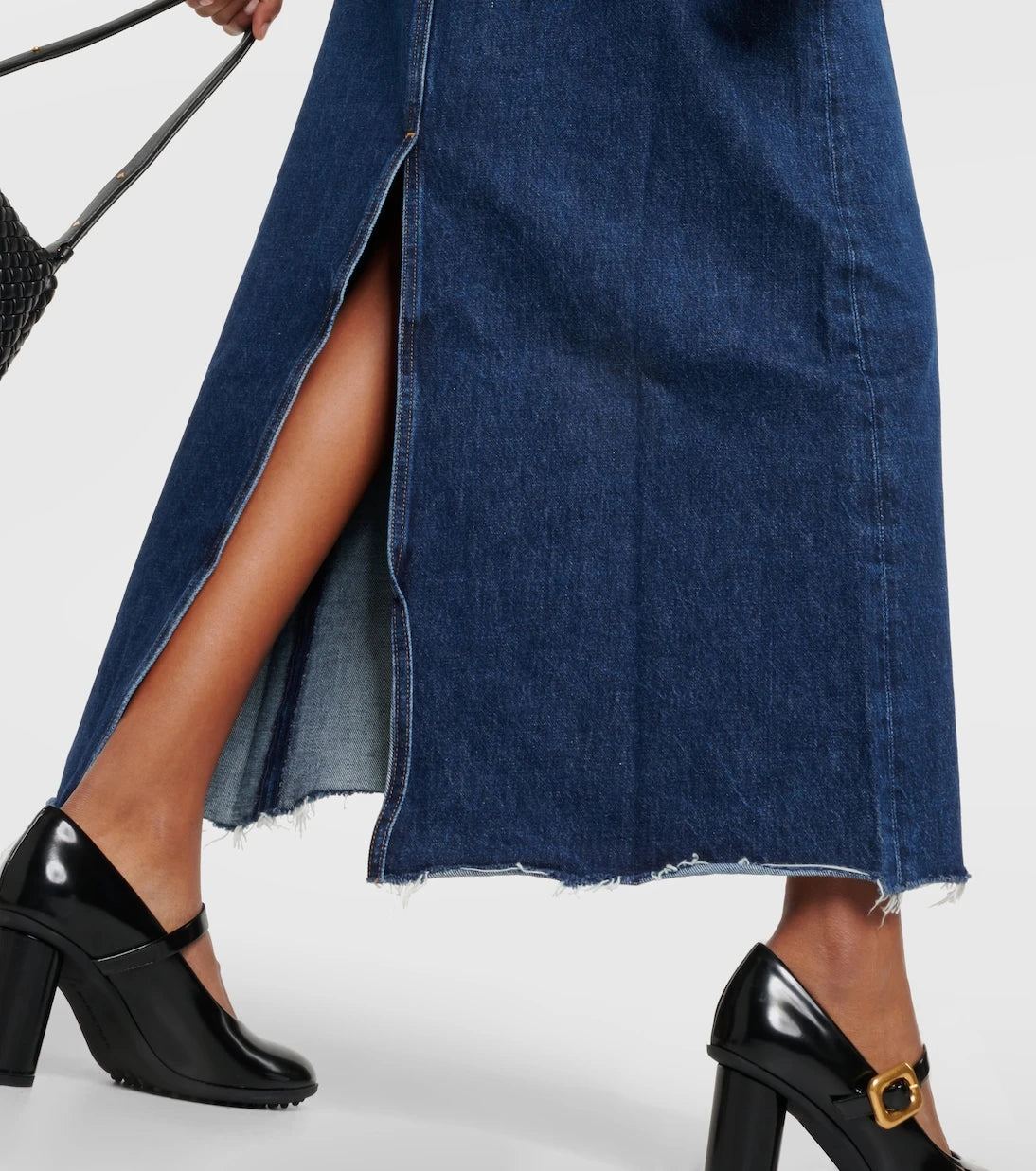 Agolde - Hilla denim maxi skirt