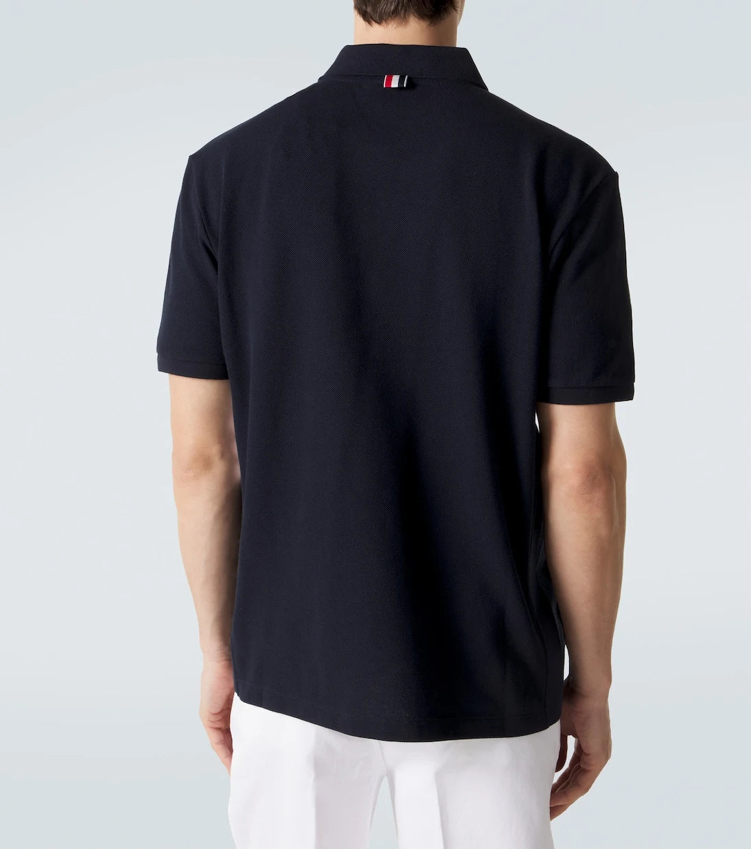 Thom Browne - 4-Bar cotton piqué polo shirt