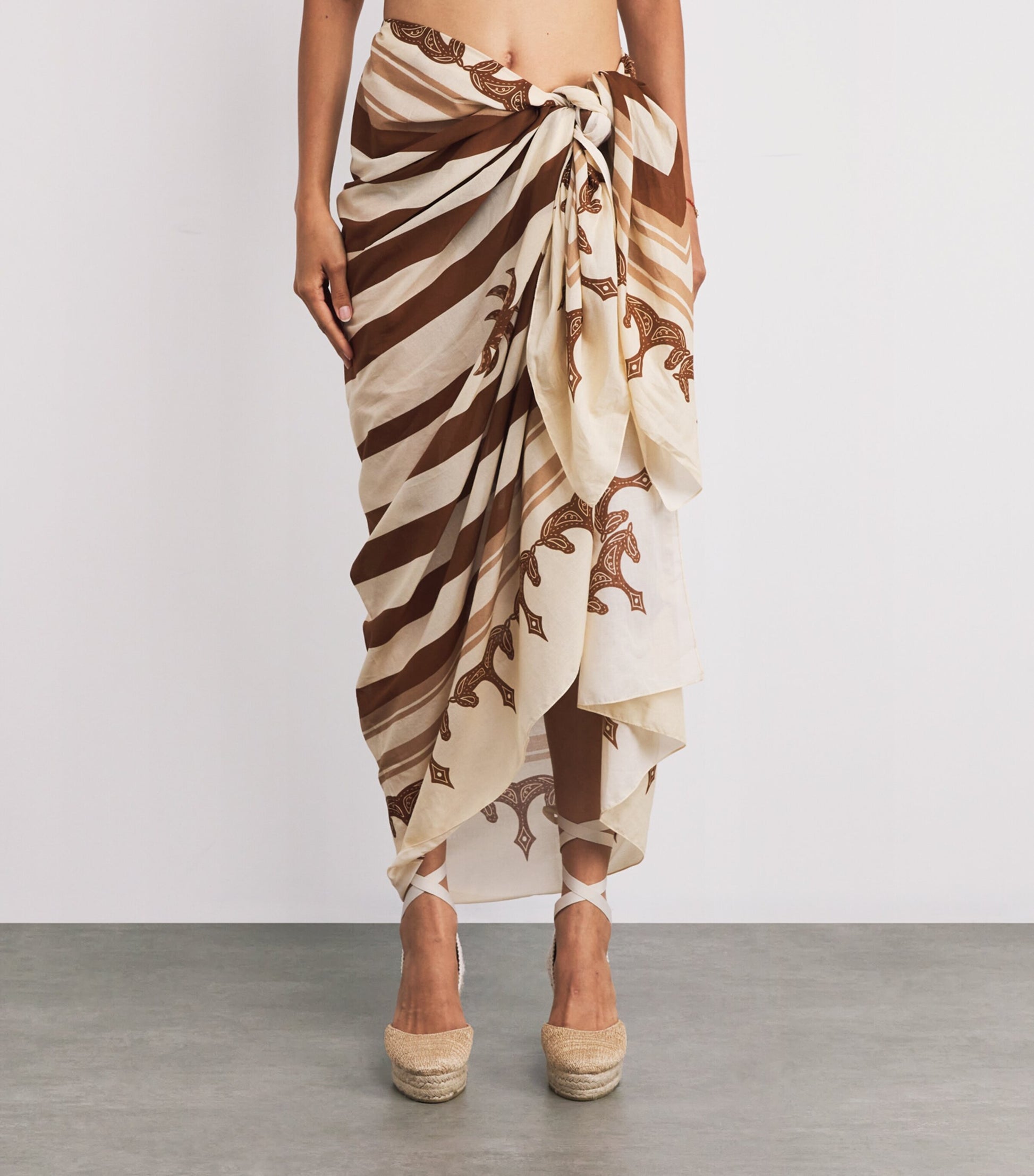 Johanna Ortiz Multi Cotton Infinity Palm Pareo