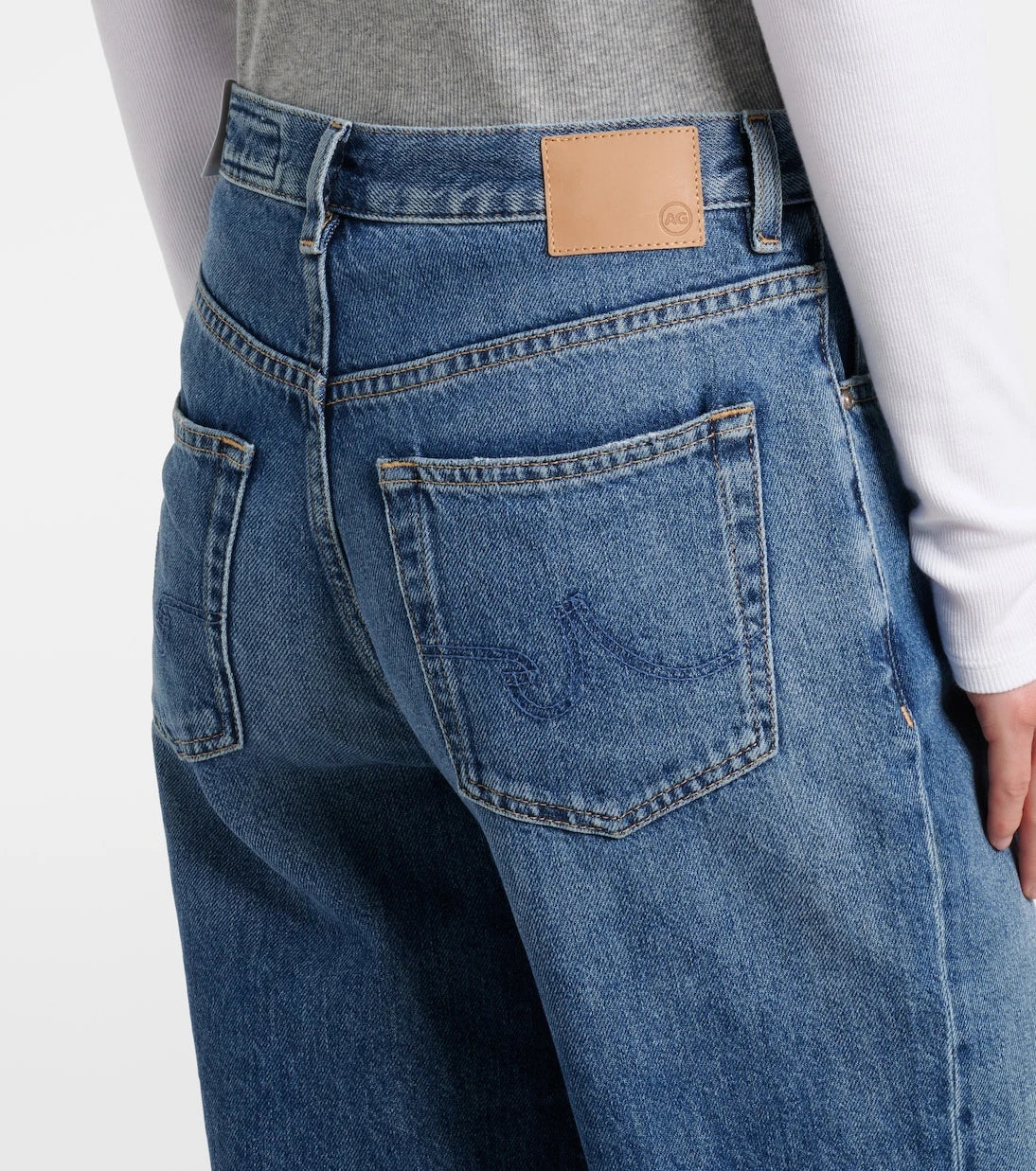 AG Jeans - Kora high-rise wide-leg jeans