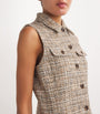 Theory Beige Tweed Mini Dress