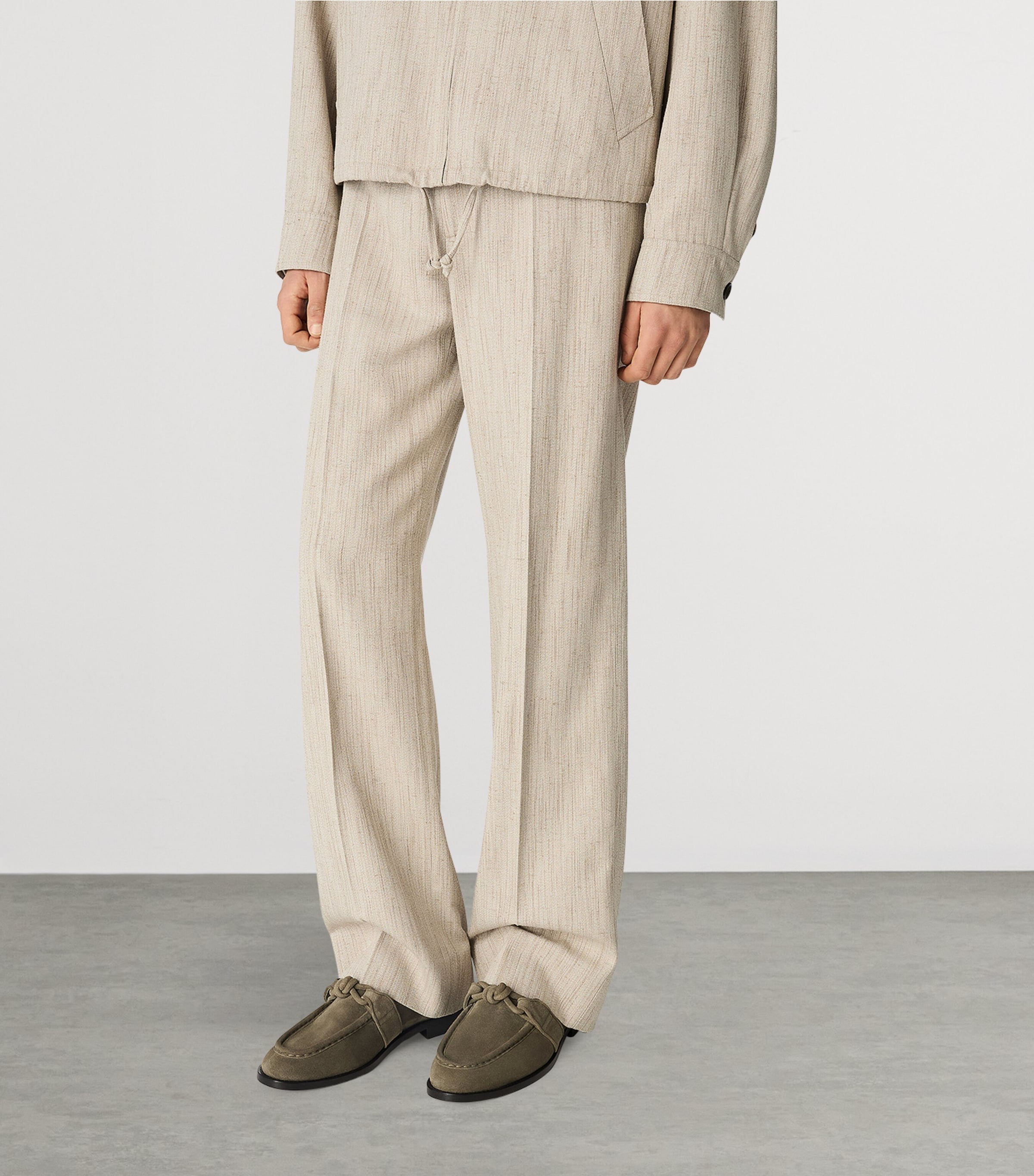 Bottega Veneta Suede Astaire Loafers