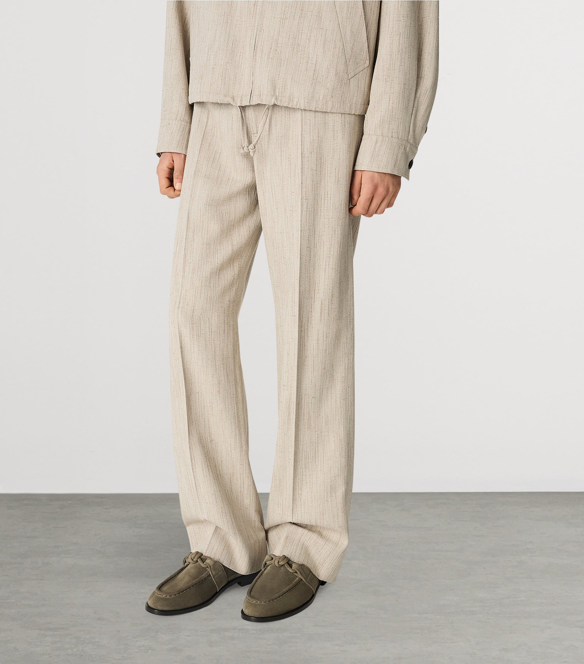 Bottega Veneta Suede Astaire Loafers