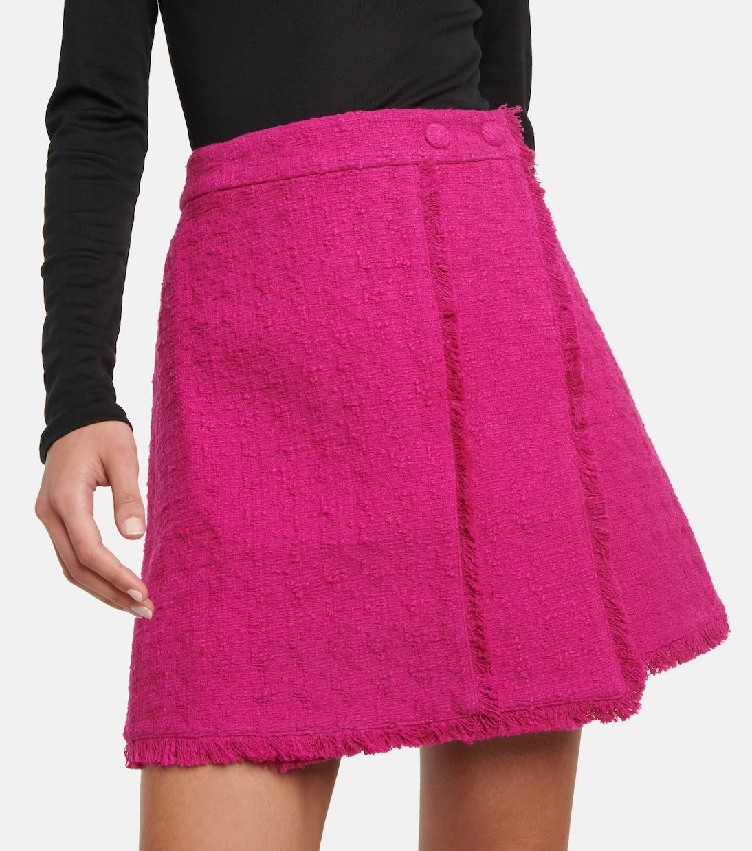 Proenza Schouler - White Label cotton bouclé miniskirt