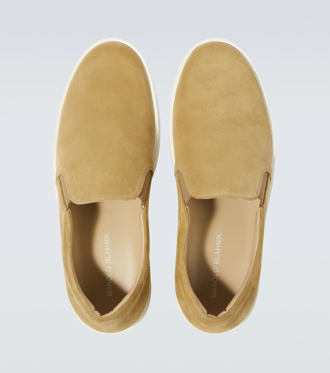 Manolo Blahnik - حذاء "نادوريس" الرياضي من الشمواه