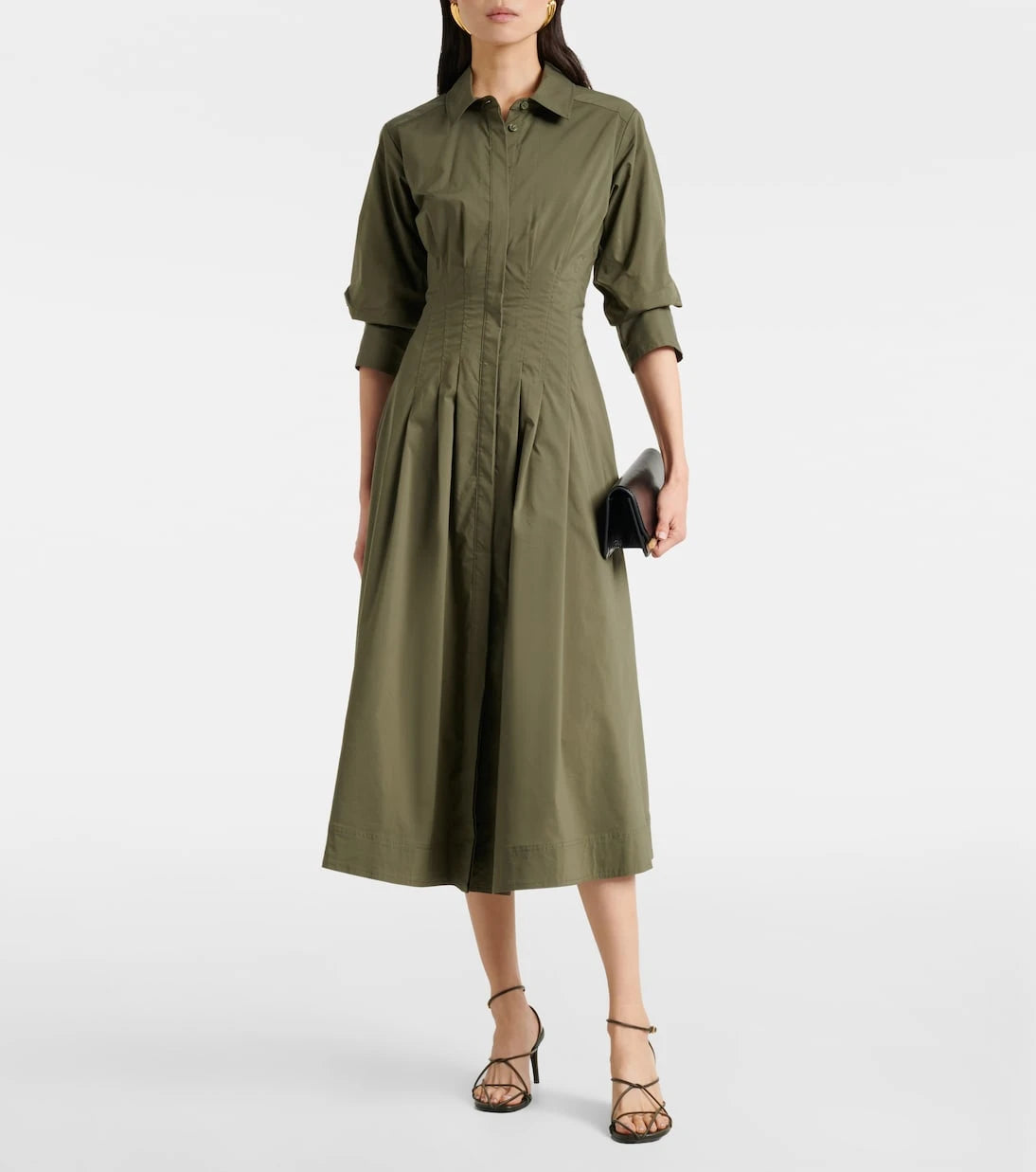 Simkhai - Jazz cotton-blend poplin shirt dress