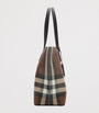 Burberry Brown Medium Check Tote Bag