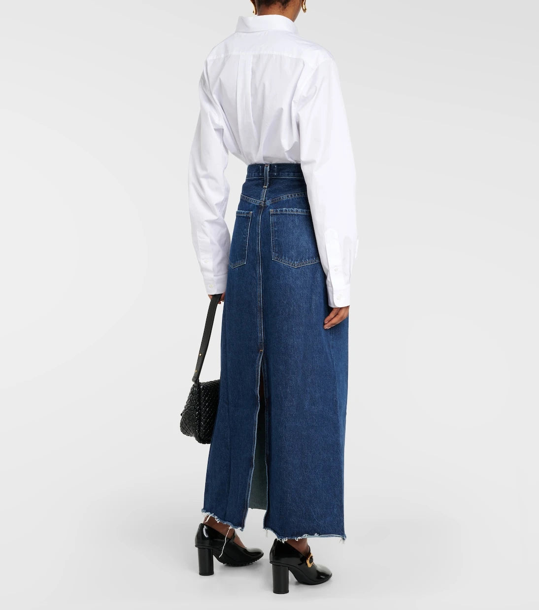 Agolde - Hilla denim maxi skirt