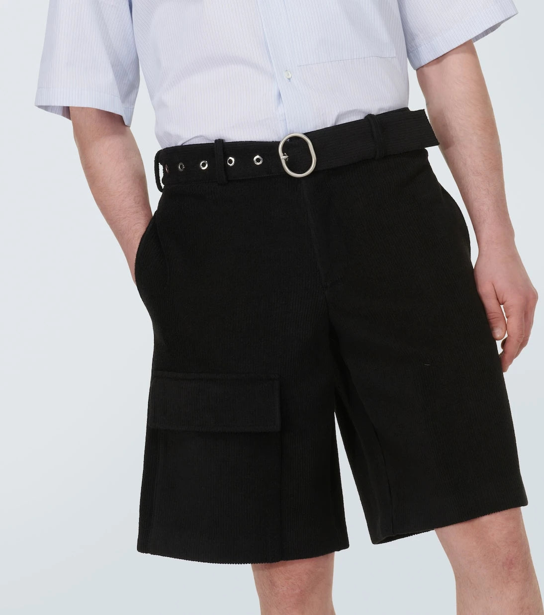 Jil Sander - Crochet low-rise cotton-blend shorts