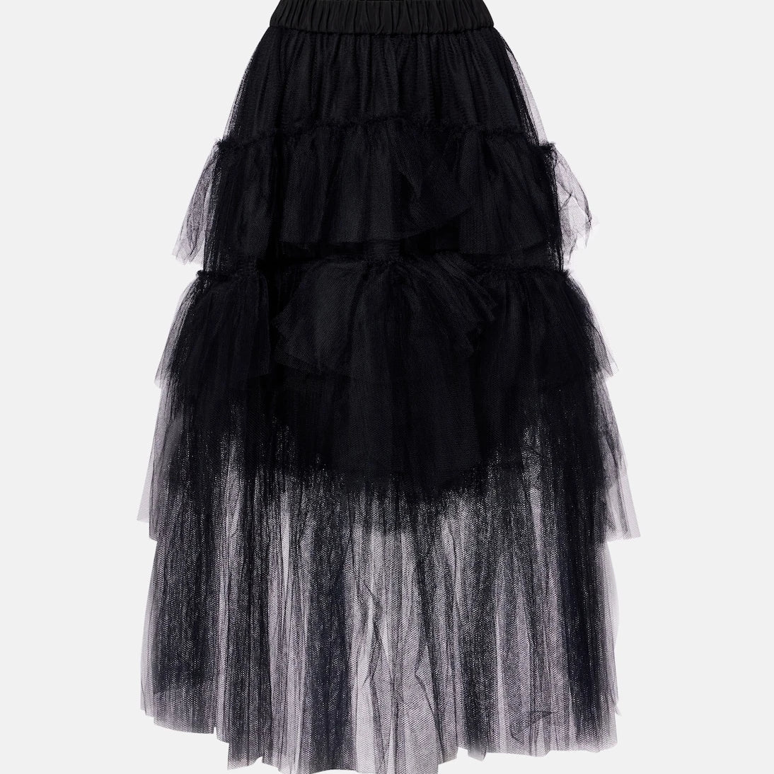Simone Rocha - Ruffled tulle midi skirt