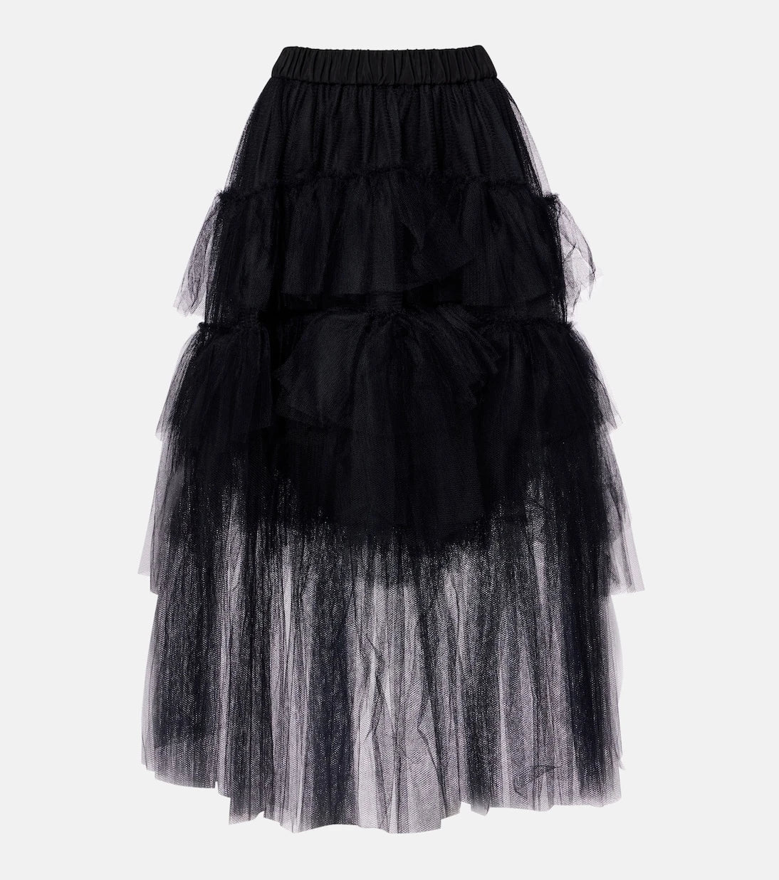 Simone Rocha - Ruffled tulle midi skirt