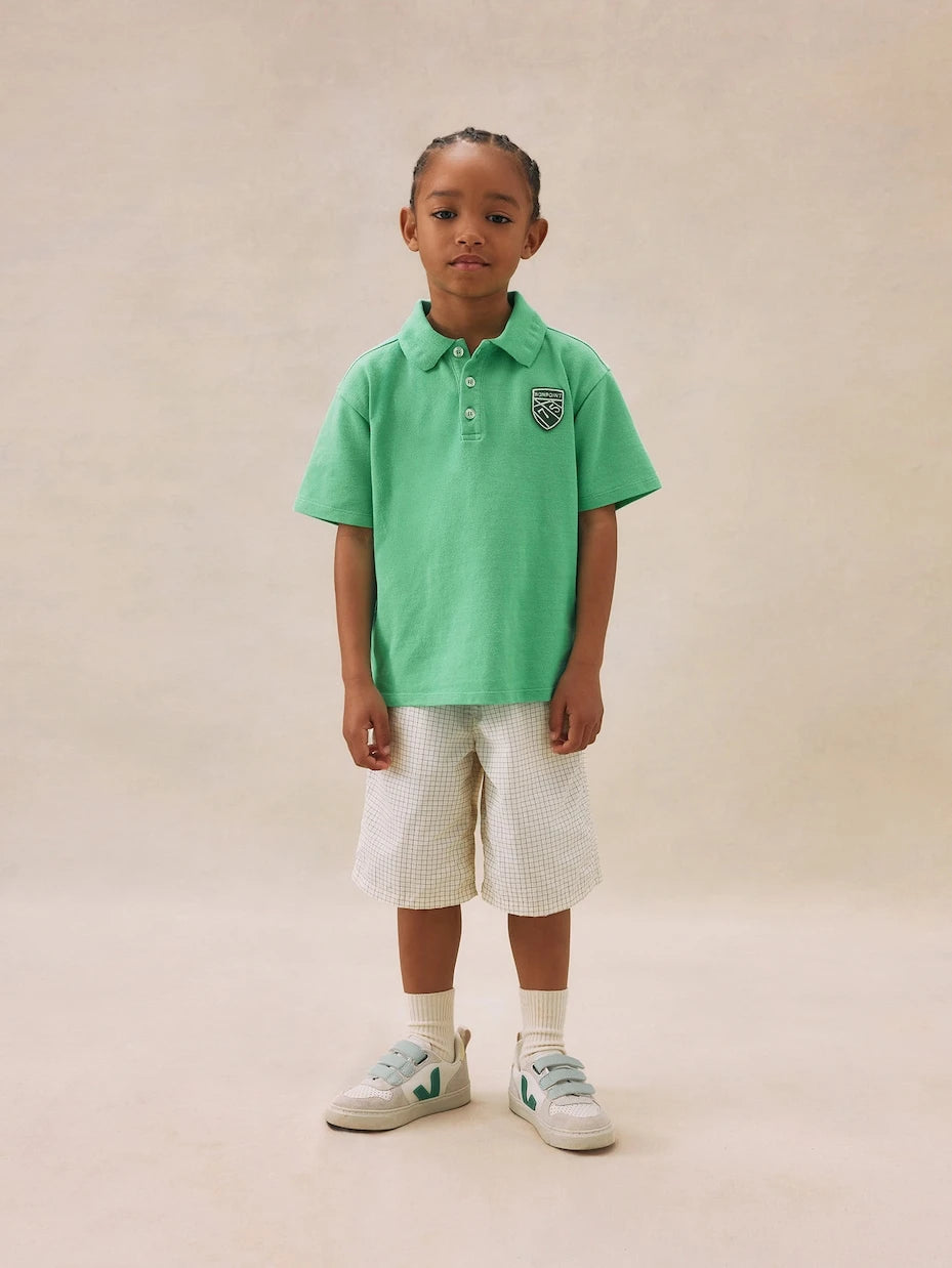 Bonpoint - Elian logo cotton piqué polo shirt