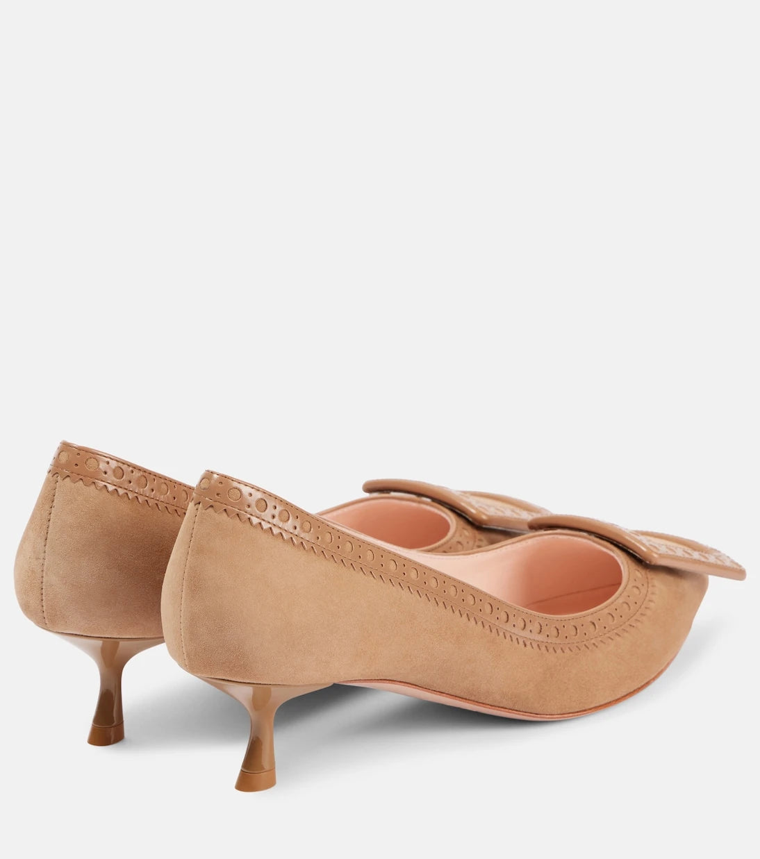 Roger Vivier - Viv' in the City 45 suede pumps