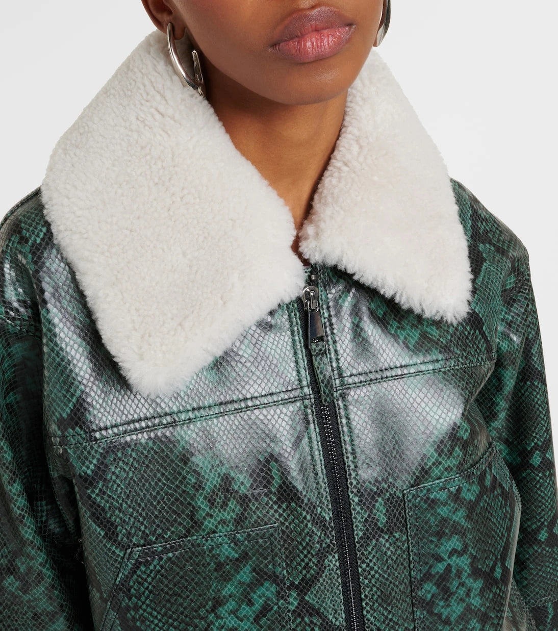 Dorothee Schumacher - Urban Jungle snake-print leather jacket
