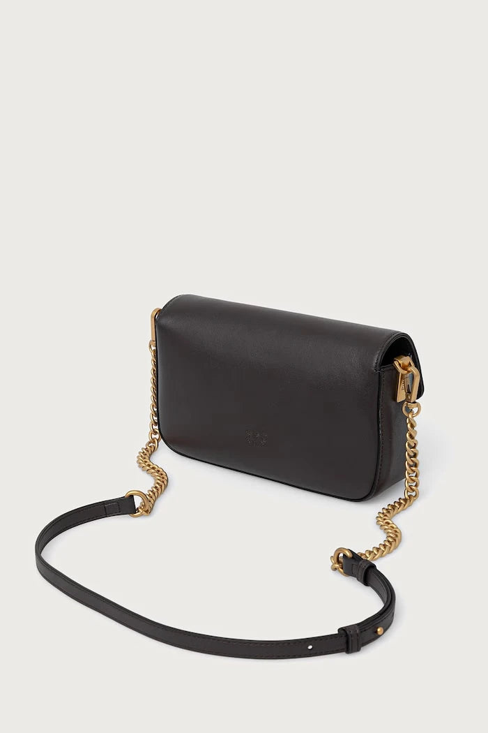 Pinko kadın deri crossbody çanta