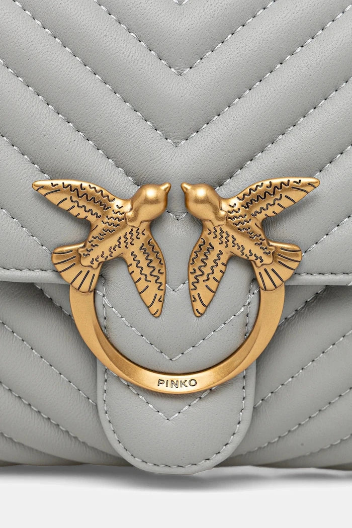Pinko kadın deri crossbody çanta