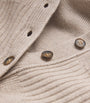 ME+EM Beige Wool-Cashmere Contour Cardigan