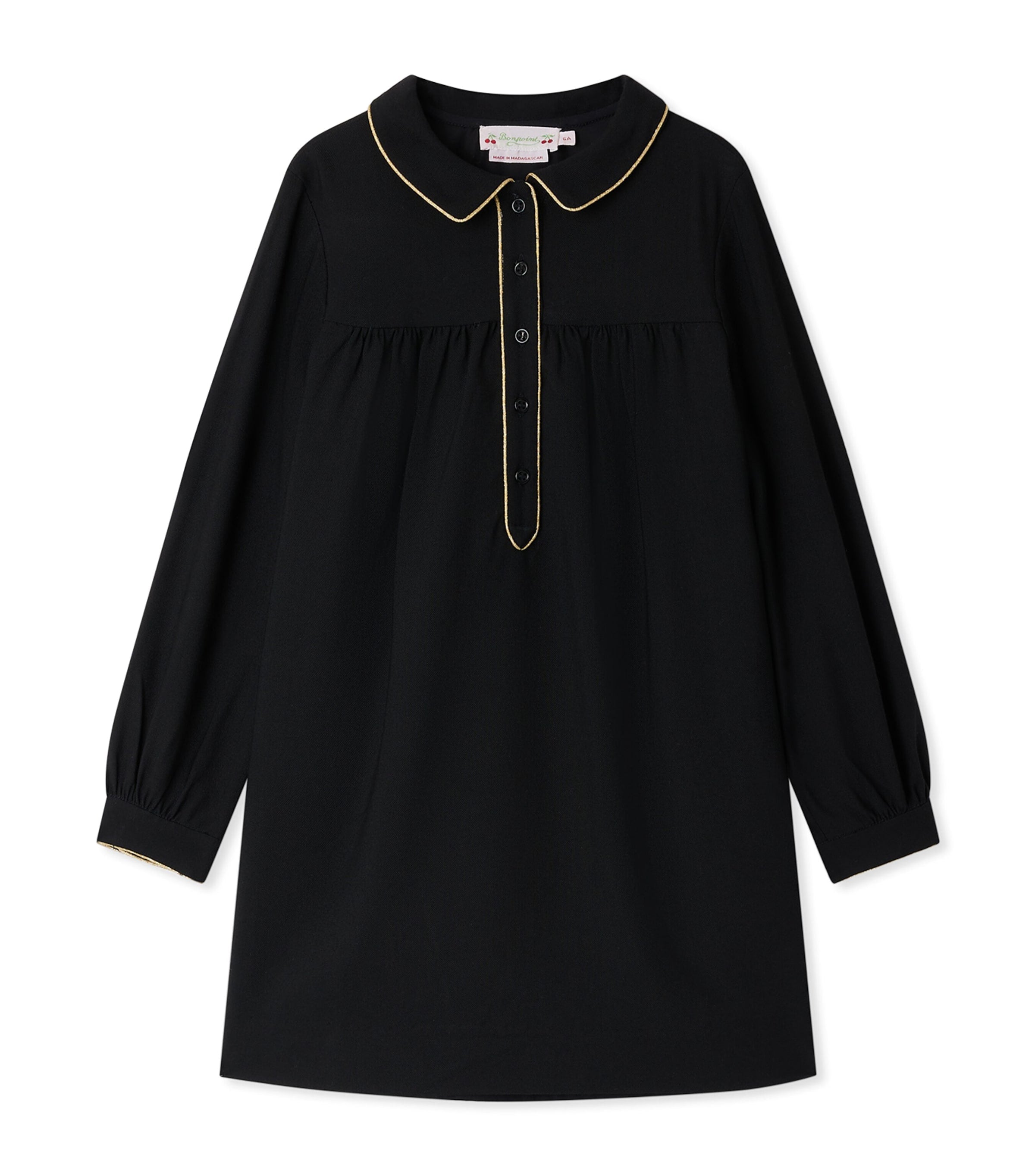 Black Twill Dress (10-14 Years)
