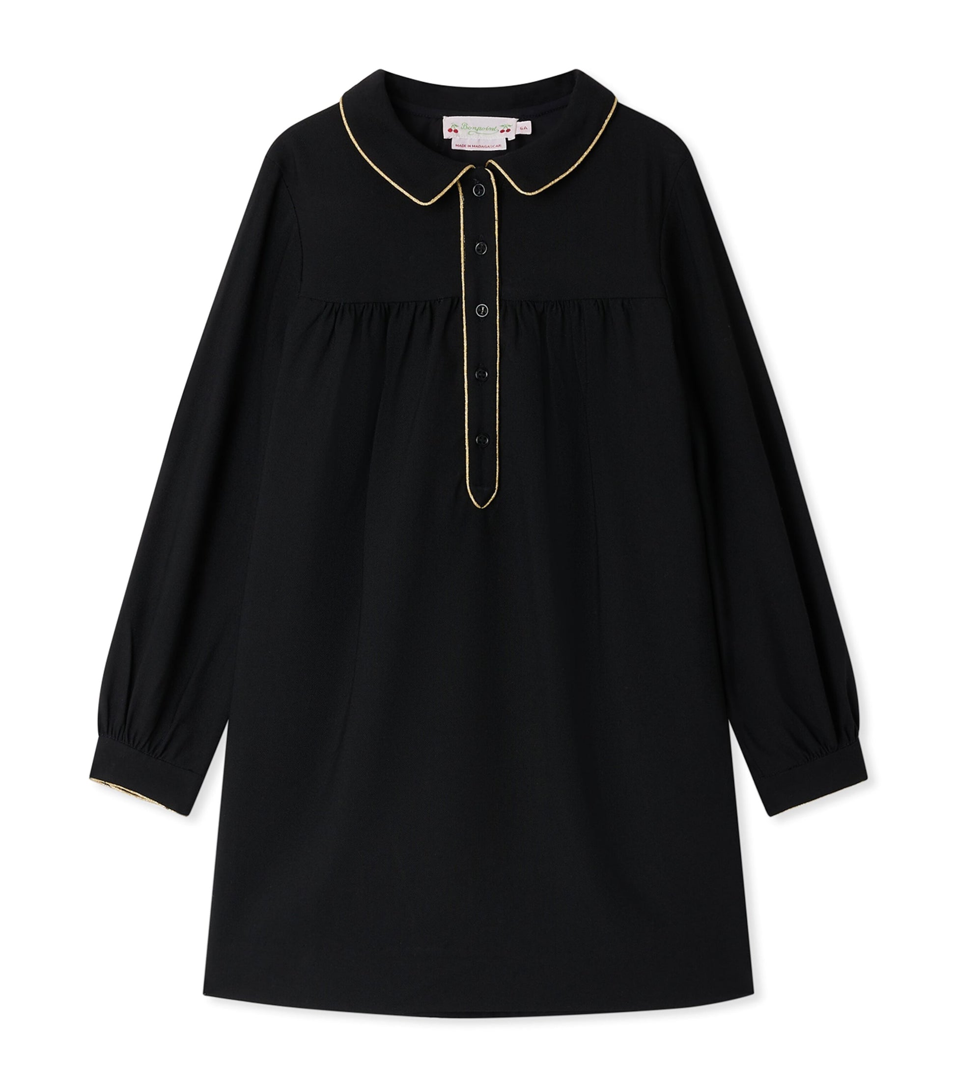 Black Twill Dress (10-14 Years)